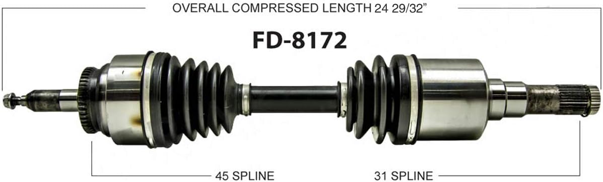 TrakMotive FD-8172 CV Axle