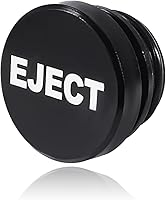 Vista 1 de Augeny Cubierta para encendedor de cigarrillos de automóvil, botón de expulsión de aluminio a prueba de polvo, cubierta universal para enchufe