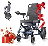 D14 Folding Electric Wheelchair for Adults with Removable Lithium Battery