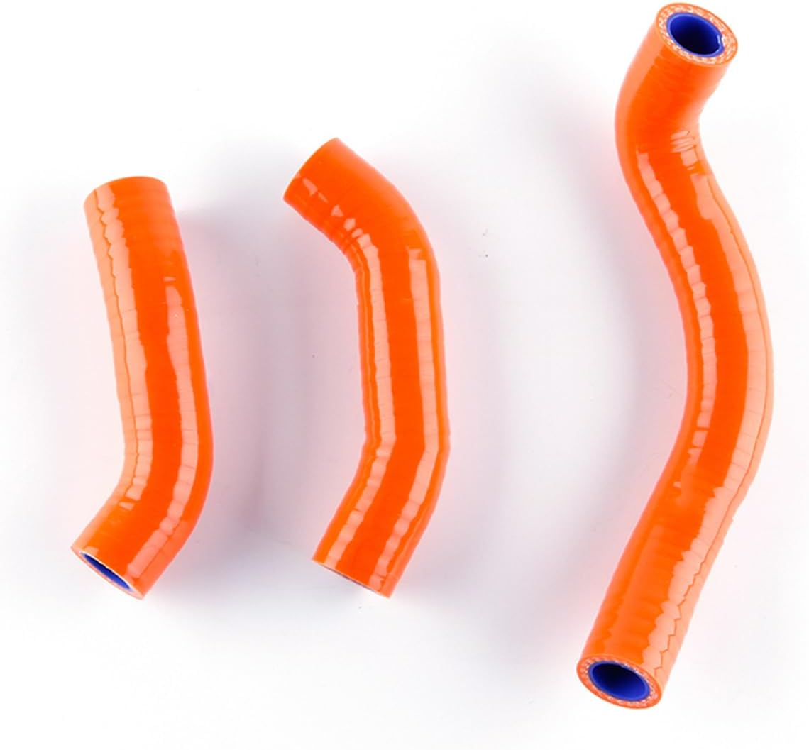 JOIUYOLJ 3 Layer Silicone Coolant Radiator Hose Kit for KTM 450 SXF SX-F 2016 2017 (white)