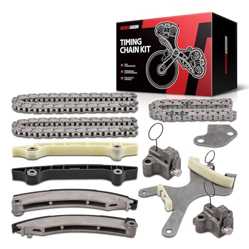 Torchbeam Engine Timing Chain Kit Compatible with Jeep Liberty, Grand Cherokee, Commander, Dodge Dakota, Ram 1500, Nitro, Durango, Ram Dakota, Mitsubishi Raider