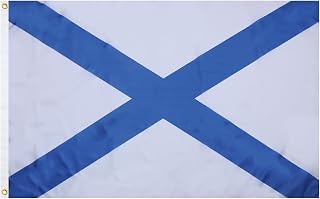 AZ FLAG - Russian Navy Ensign Flag - 2x3 Ft - 100D Polyester Navy Of Russia Banner with Two Metal Grommets - Fade Resistant - Vivid Colors - 2' x 3' Feet - 90x60 Cm