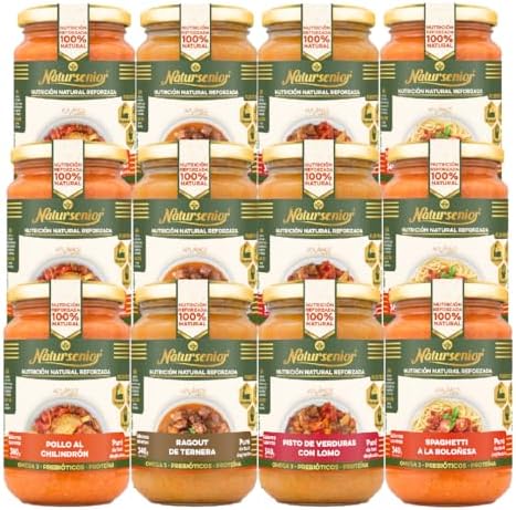Natursenior - Pack Purés Variados Carne x12 - Comida Natural Trit...
