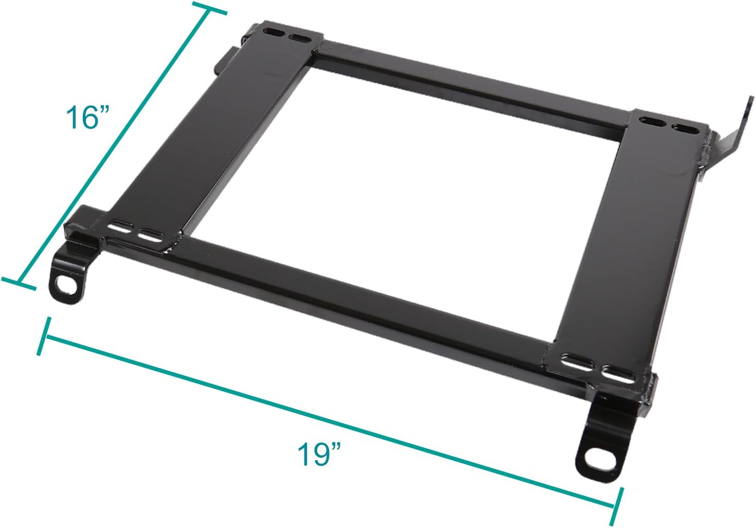 Spec-D Tuning Racing Seat Mounting Brackets Rail Track Pair Compatible with 1992-1995 Honda Civic EG, 1994-2001 Acura Integra