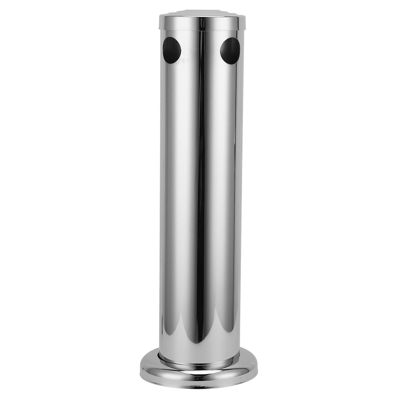 Distributeur de boissons de qualité commerciale en acier inoxydable 304 à double robinet avec kit de montage pour bars, pubs, restaurants, argent
