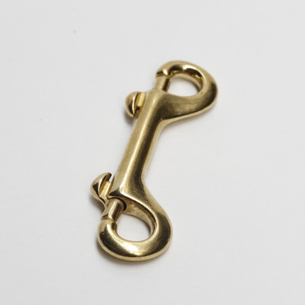 CHILDWEET Double End Snap Hook Sturdy Brass Clip Brass with Dual-Head Design and Prolonged Use for Key Holders and Bags for DIY Projects by DIY Enthusiasts