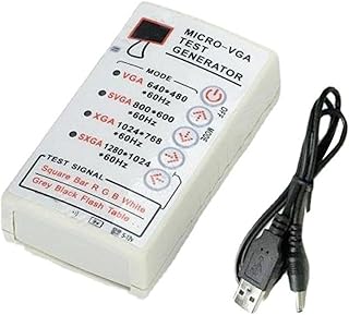 VGA SVGA XGA Signal Generator Display Testing Tool With Multiple Resolution Modes For CRT LCD Monitor Fit For HDTV Projector Screen Color Pattern Testing, LCD Display Tester