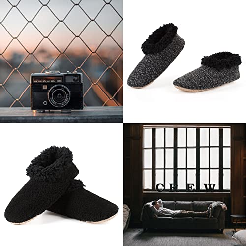 Cozylook 2-Pack Men's Knit House Slippers Soft Soles, Cozy Fuzzy Socks With Non-Slip Grippers, Warm Indoor Shoes, Unique Gifts For Christmas, Size 10-11 #TOP6