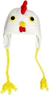 Festival Turkey Hat 3D Chicken Knitted Hat Soft Warm Comfortable Unisex Winter Wear Animal Caps for Thanksgiving All