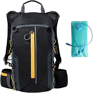 Correr con bolsa de agua al aire libre compatible con viajes, maratón para llevar a la mochila de senderismo impermeable de 10 l, mochila deportiva de ciclismo con hidratación de 3 l