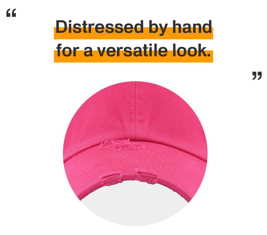 Image of KBETHOS Vintage Washed Distressed Cotton Dad Hat Baseball Cap Adjustable Polo Trucker Unisex Style Headwear