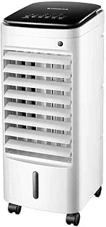 FUFU Cooling Fans Portable Evaporative Air Cooler Fan Humidifier with Remote Control 3 Speed 120° Oscillation 12H Timing Indoor Home Office 65W 3 Speed Setting