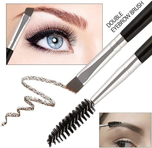 Eyebrow Brush-Double Ended Makeup Brushes,Professional Angled Make Up Brush,Perfect for Lining,Shaping Brows and Eyes,for Brows or Lashes
