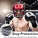 2 Pack Boxing Headgear for Adult Men Kids, Thickened Training Sparring Head Guard for MMA Kickboxing Muay Thai Equipment