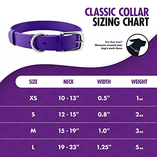 Tuff Pupper Classic Heavy Duty Dog Collar | 10X Stronger Than Leather | 100% Waterproof & Odor Proof Dog Collar | Tough Rust-Proof All Metal Hardware | Lifetime Replacement Guarantee #TOP1