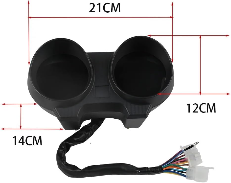 Motorcycle Odometer Digital Motorcycle Digital Tachometer Dashboard Tachometer Odometer Gear Meter Instrument for Titan CG 150 Fan