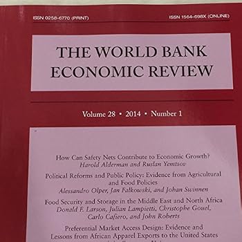 Paperback The World Bank Economic Review [Vol. 28, No. 1, 2014] Book