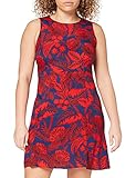  Desigual Damen Vest_Wels Kleid, Rot (BORGOÑA 3007), (Herstellergröße:44)