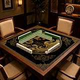 Hiseng Mahjong Matte für Tisch (Klassisches China 3,80x80cm)
