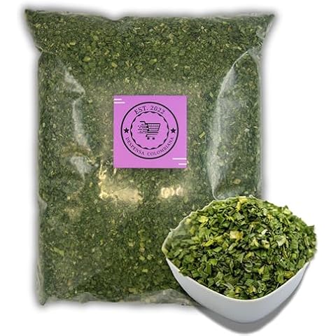 1 lb Chives Dried - Dried Chives Bulks Ideal for Cooking and Seasoning - Cebollin Leaves, 16.00 oz Chives Dehydrated - Despensa Colombiana Dried Chives for Cooking with Cebollin Leaves, Bulk Chives Leaves Cover