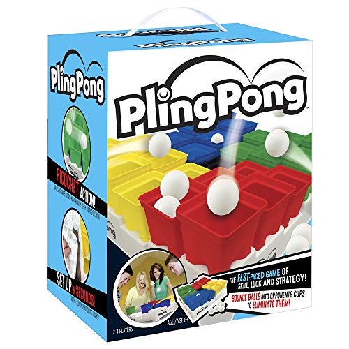 Buffalo Games PlingPong Plinko Bounce Board, 2-4 Players, Family Game Night |…
