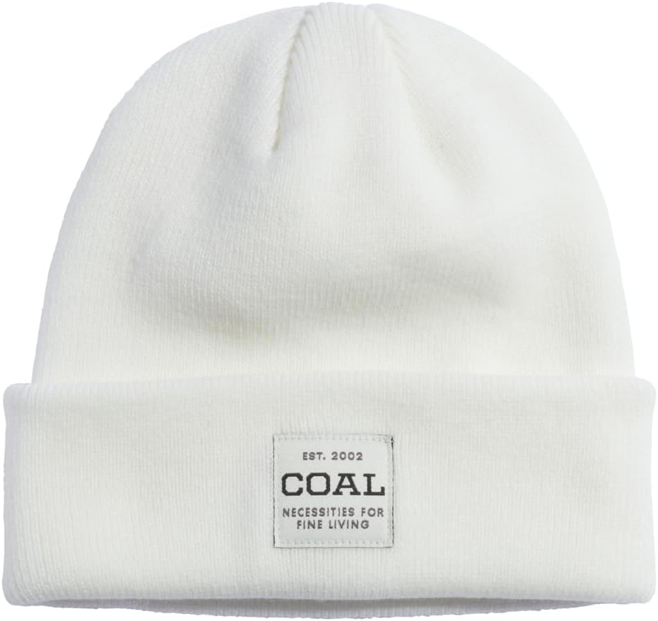 Coal Headwear Uniform Mid Knit Cuff Beanie Hat - Mid Length Fit, Rib Knit, Soft Acrylic - Winter Outdoor Casual