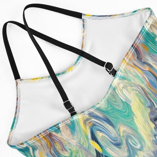 Field Mountain Yellow Bathing Suits for Girls Kids Swimsuits One Piece Swimsuits Summer Beach Swimwear4