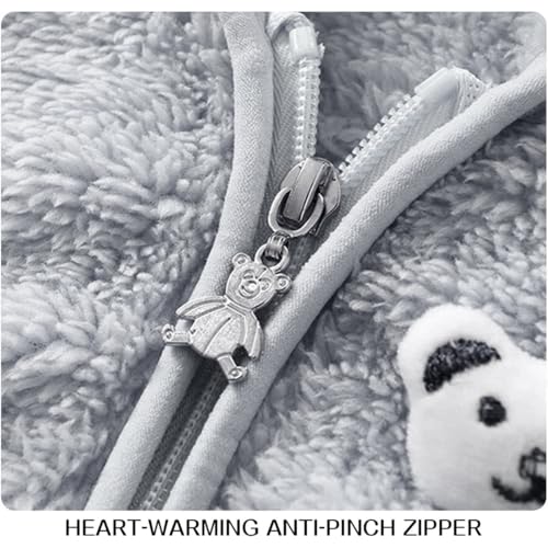 Image of NAMAN Soft Fleece Hooded Long Sleeve For New Born Baby Winter Wear Keep Warm Baby Clothing Sets ||For Baby Boys and baby Girls Unisex Suit Infant Clothes First Gift.