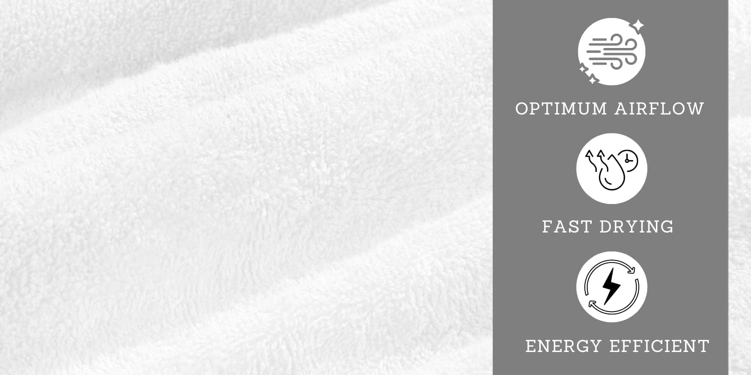 Monark Linen Bath Towel Set, Cotton Terry Towels for Bathroom, Quick Dry, Lightweight, Highly Absorbent, Soft Feel, 24 x 48 Pack of 6 for Shower, Pool, Spa, Gym, Hand Towel for Daily Use : Home & Kitchen