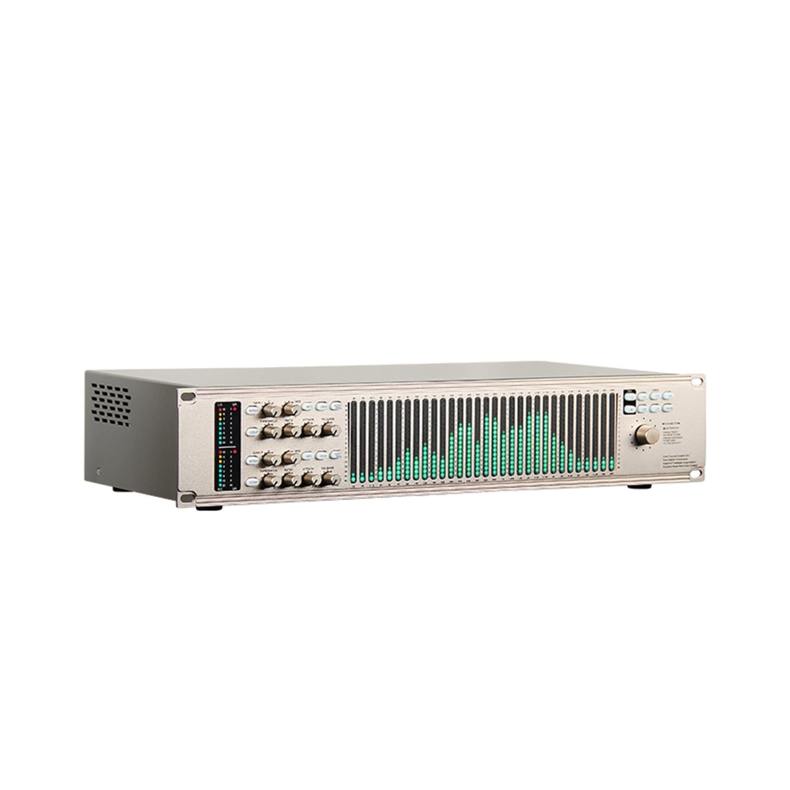 Doppio Processore Audio Crossover Con Equalizzatore Grafico Audio Digitale A 31 Canali 2U For Concerti Sul Palco