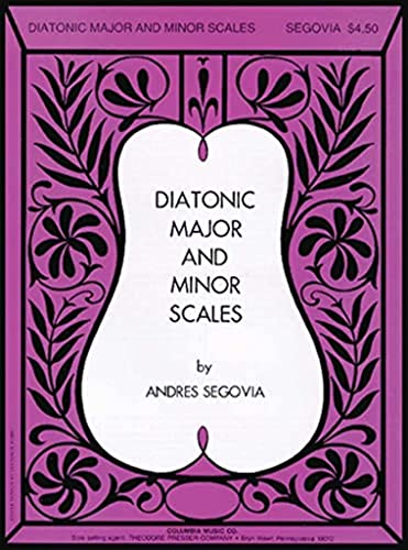 Diatonic Major And Minor Scales Book
