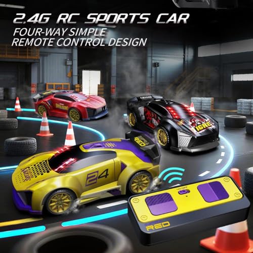 Image of MiniExplorer RC Battle Car for Kids 3-12 Years, Remote Control Car with 2 Player Shooting Game, Rechargeable Toy Car with Flip Action, RC Cars for Boys Girls, Birthday Gift