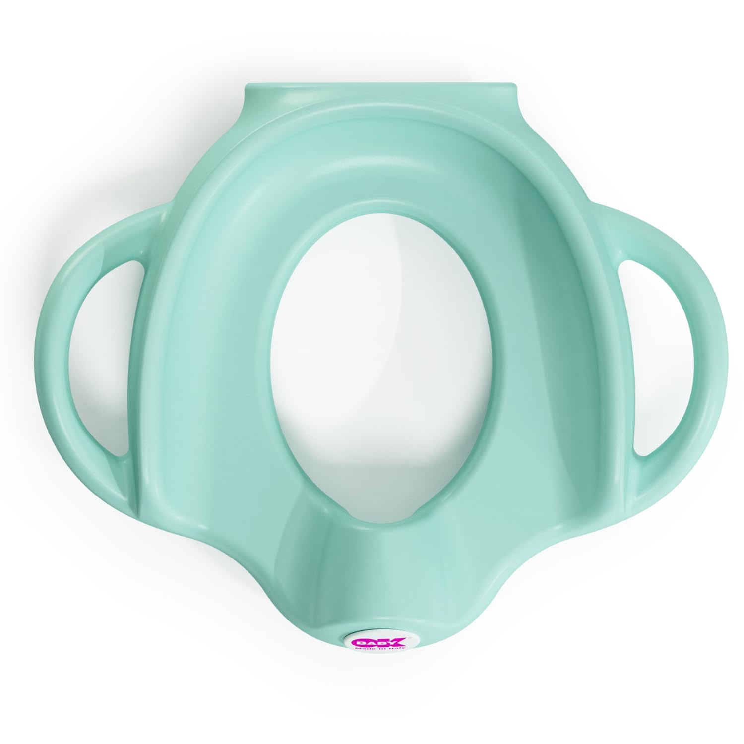 OKBABY Sofa - Réducteur WC Avec Bord Antidérapant - Dossier Haut Pour Un Maximum De Confort Et De Larges Poignées Pour Une Stabilité Maximale De L' Enfant - Gris - 12