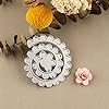 8Pcs 3D Flowers Spiral Metal Cutting Dies for Card Making DIY Scrapbooking Embossing Stencil Die Cuts Punch Template Mould Arts Crafts Metal Cutting Dies for Paper Crafting Handmade Crafts