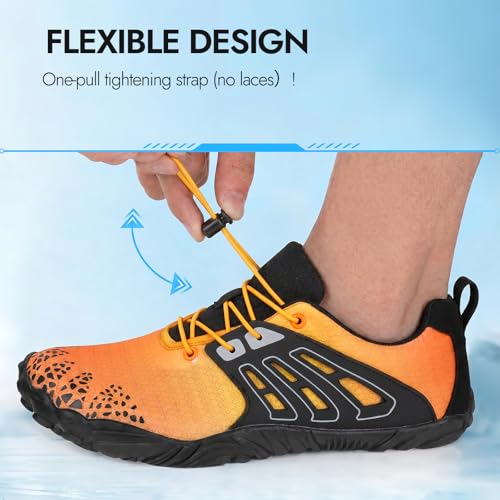 Image of ATHMILE Water Shoes for Women Men Barefoot Shoes for Swim Beach Hiking Pool | Quick Dry Non-Slip Wide Toe Box Shoes for River Kayak Fishing Lake Cruise Vacation Outdoor Water Activities