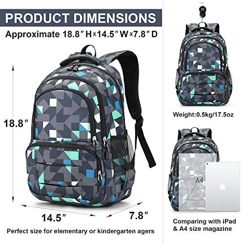 Image of rickyh style Kids Lightweight Durable Elementary Student School Backpack