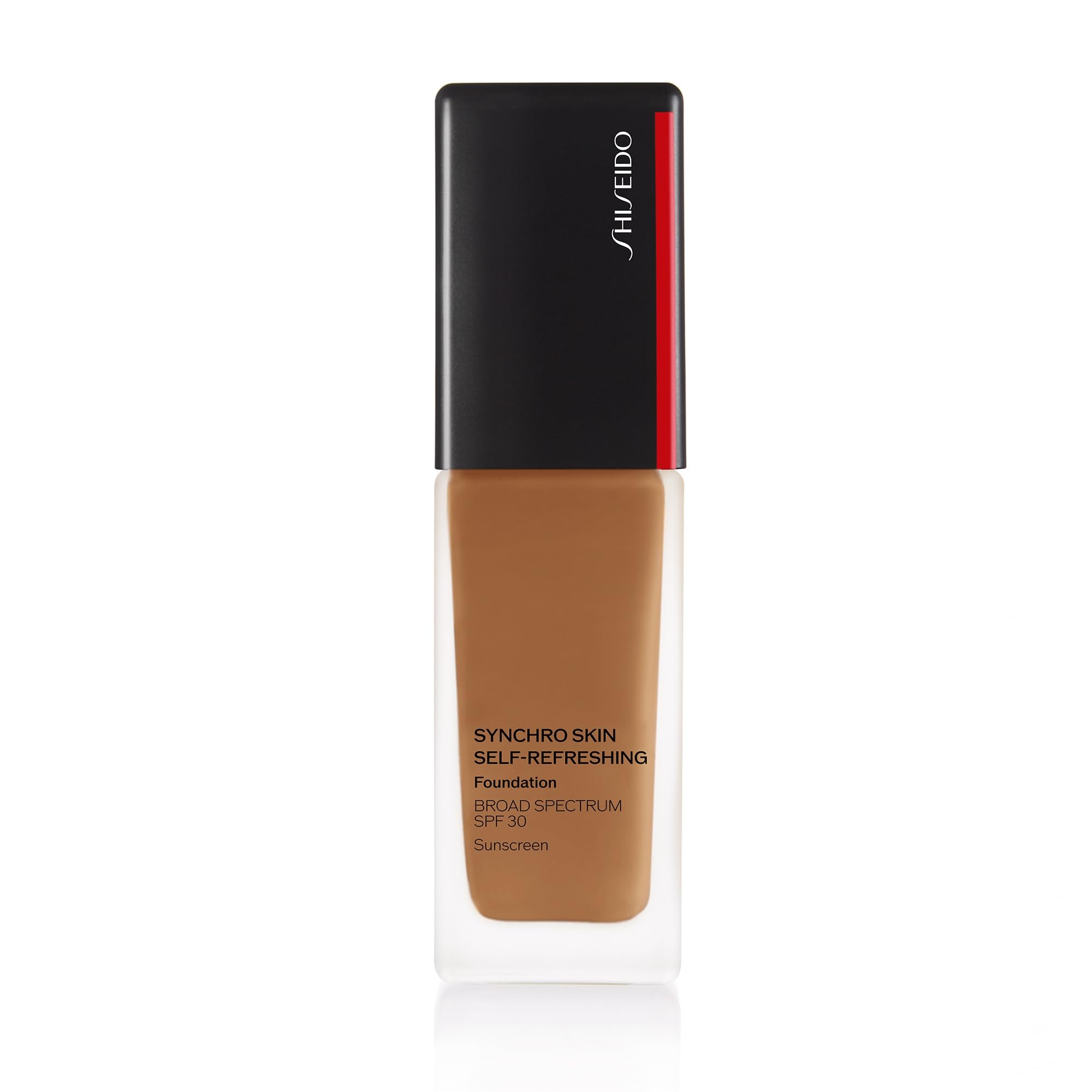 Shiseido Synchro Skin Self-Refreshing Foundation SPF 30 Amber 440 - Medium-to-Full Buildable Coverage - Natural Finish 24-Hour Wear