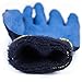 Better Grip BGWLAC Winter Insulated Rubber Latex Coated Work Gloves, Crinkle Pattern, 3 Pairs/Pack (Large, Blue)