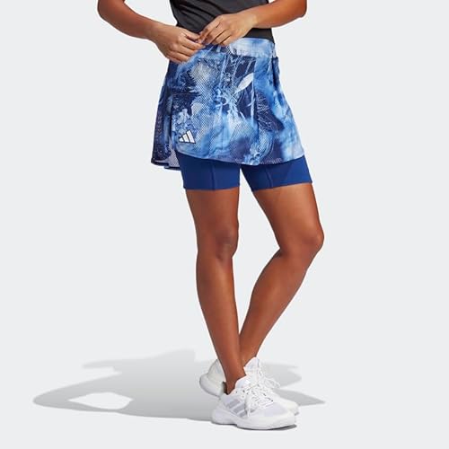 adidas Saia de tênis Melbourne feminina, multicolorida, tamanho PP