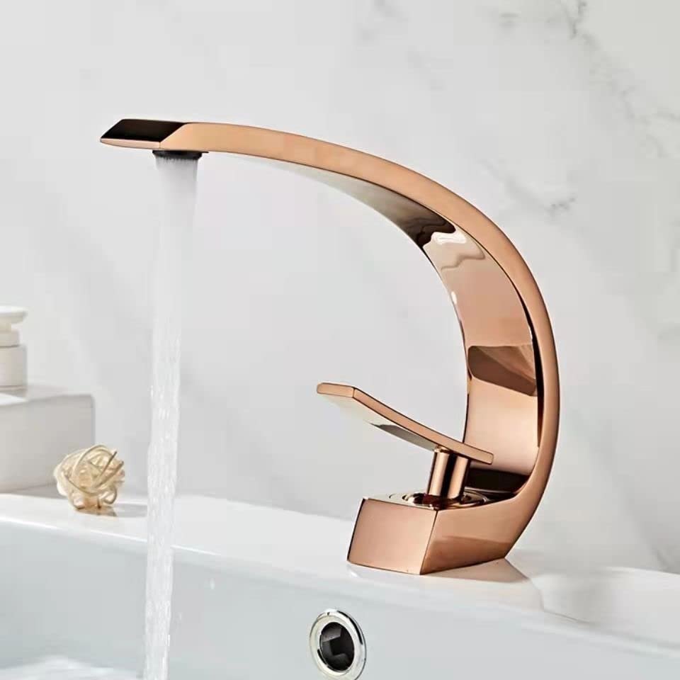 Robinet de lavabo céramique mitigeur eau chaude froide en laiton robuste
