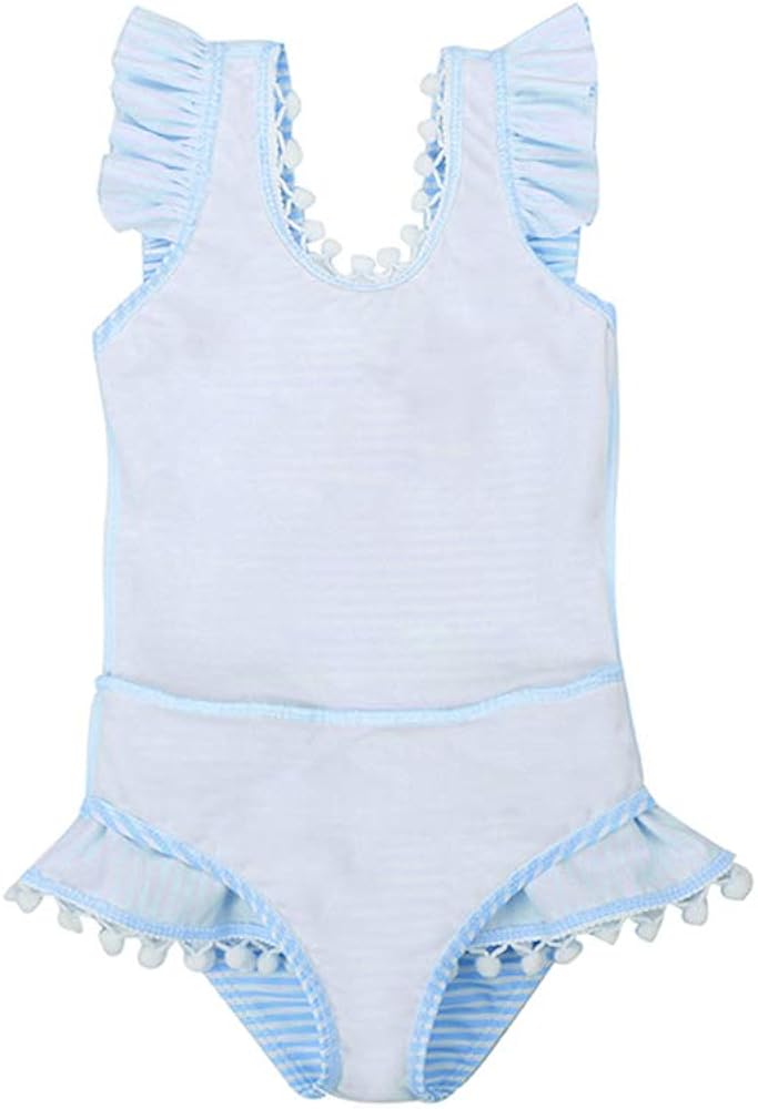 Buy Freelu Baby Girls One Piece Cartoon Swimsuit Animal Print Bathing Suit Ruffles Swimwear Cute Baby Bikini Beachwear Online In Turkey B07mj6w8gx