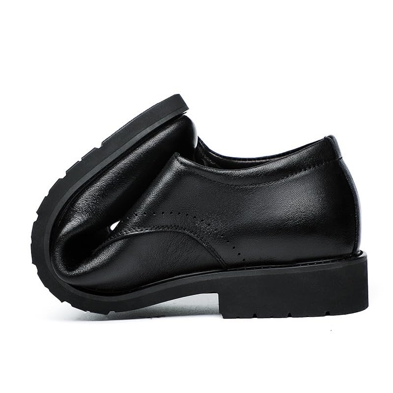 Mens Oxfords Shoes Slip-ons Business Wingtip Lace Up Dress Shoes Work Vintage High Gloss Dress Shoes2