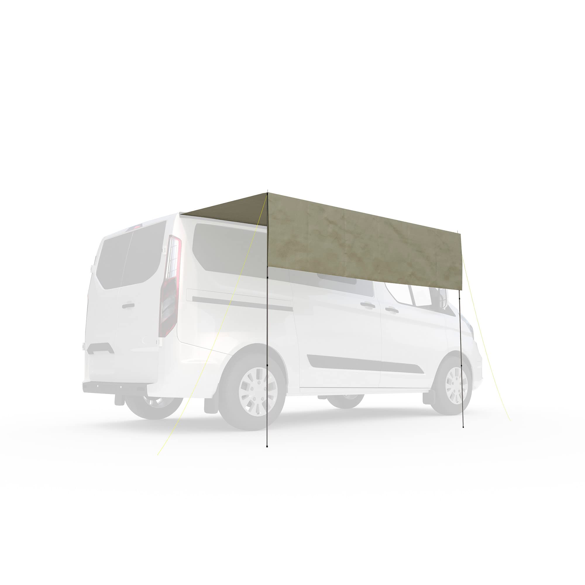 Tatonka Van Tarp (250 x 250 cm) - Vordach für Camping-Busse verschiedener Herstellermarken - Zur Befestigung in Kederschienen (7 BZW. 3,5 mm) - Als Regenschutz oder Sonnensegel verwendbar