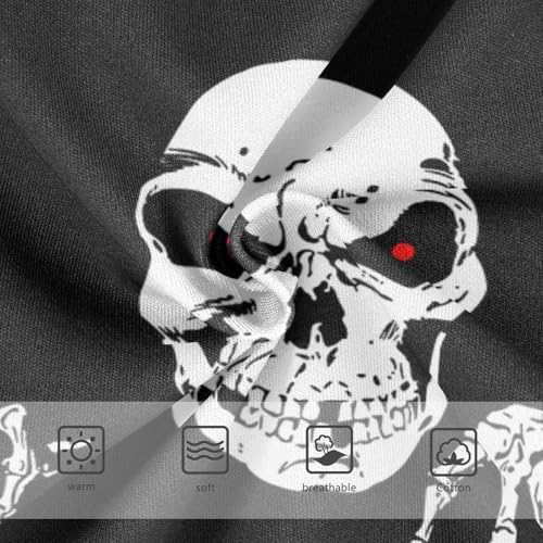 Girls' Underpants Kids Cotton Underwear Panties Briefs For Girl Age 2-8 Years Skeleton Skull Bones Head3