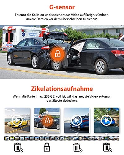 VANTRUE S1 4K Dual Dashcam met GPS en Nachtzicht - Afbeelding 7