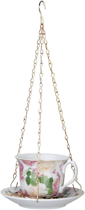 Esschert Design Futtertasse Hangend Fur Vogelfutter Und Meisenknodel Sortiert 1 Stuck Ca 14 Cm X 14 Cm X 8 2 Cm Amazon De Garten