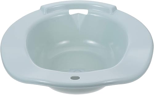 Bañera sentada sobre el inodoro Lavabo de baño para mujeres embarazadas hemorroidales Los ancianos y pacientes post episiotomía azul