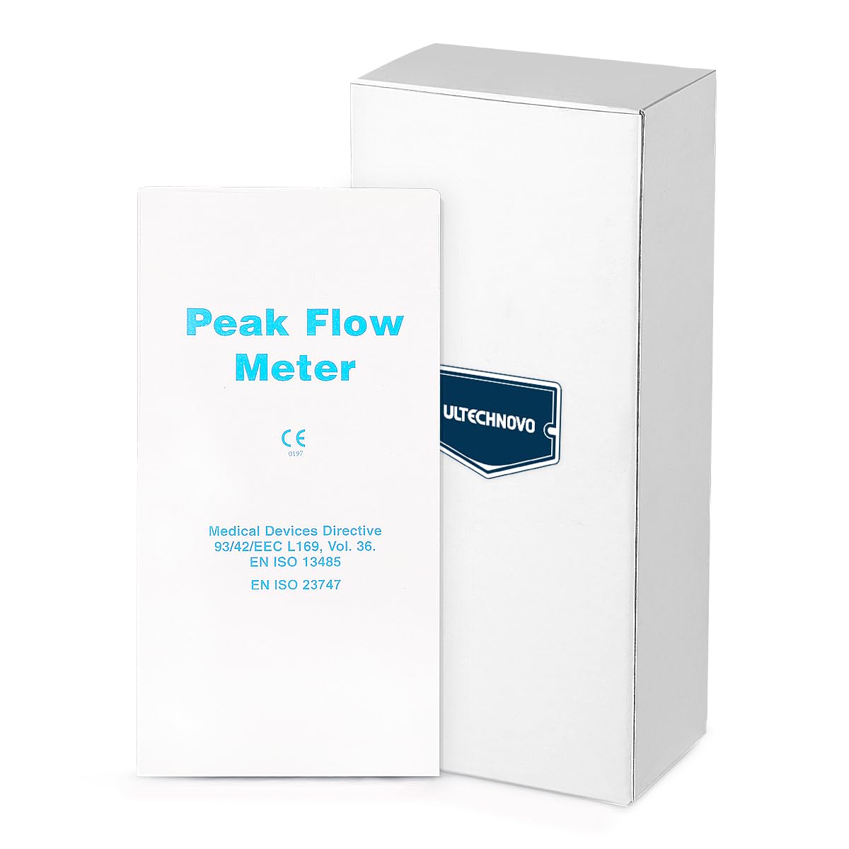 Baluue Medidor de Flujo Máximo - Ejercitador Pulmonar Espirometría Estándar Medidor de Flujo Máximo Medidor de Flujo Espiratorio Monitor de Asma para Mujeres Hombres