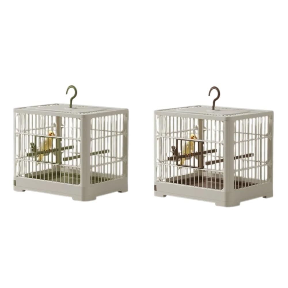 Cage décorative marron pour habiller votre salon et vos oiseaux