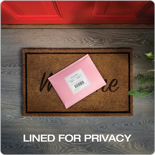 Image of Quality Park Bubble Mailers, 6 x 9, Pink Poly Mailers, Padded Envelopes, Shipping Bags, Water Resistant, Self Seal, 50 Per Box (QUA85907)